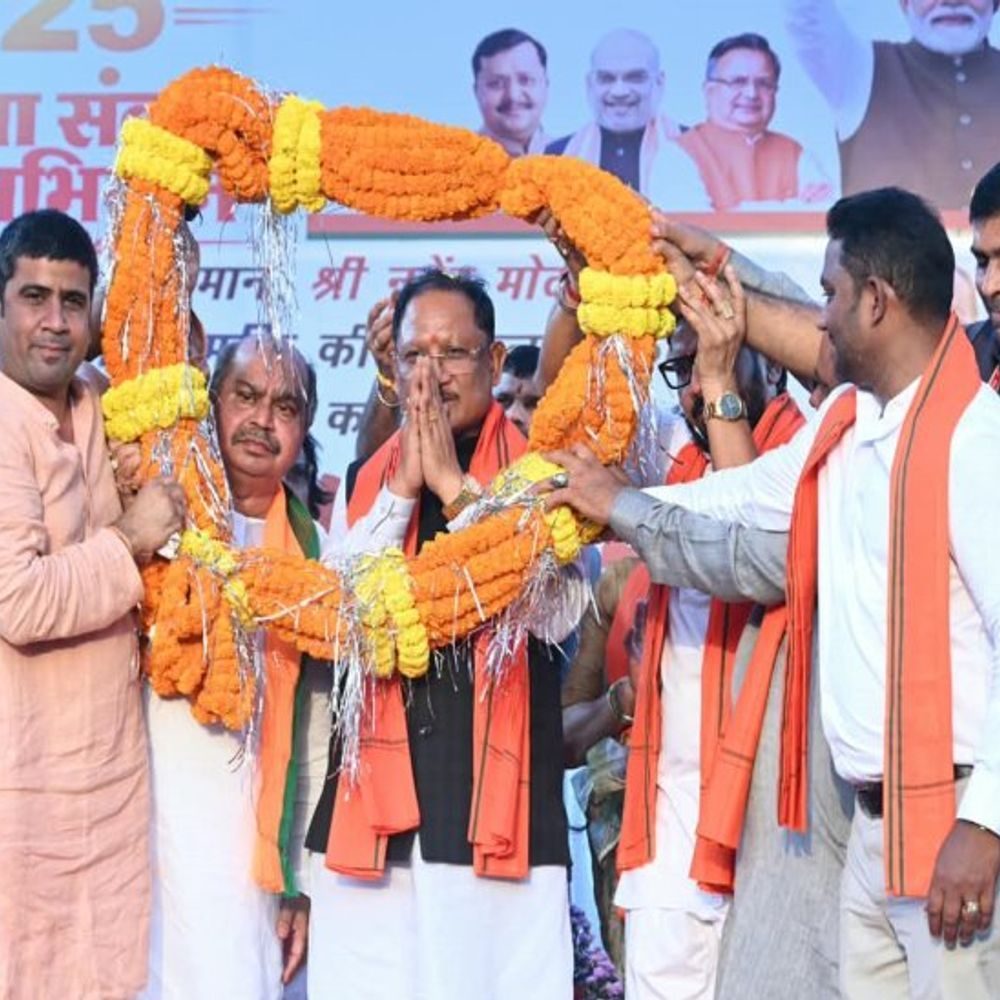 मुख्यमंत्री साय ने नशामुक्ति पदयात्रा में की शिरकत, युवाओं को नशे से बचाना सभी की जिम्मेदारी